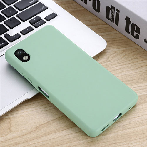 Ultra-thin Silicone Gel Soft Case 360 Degrees Cover S01 for Sony Xperia Ace III SO-53C Green