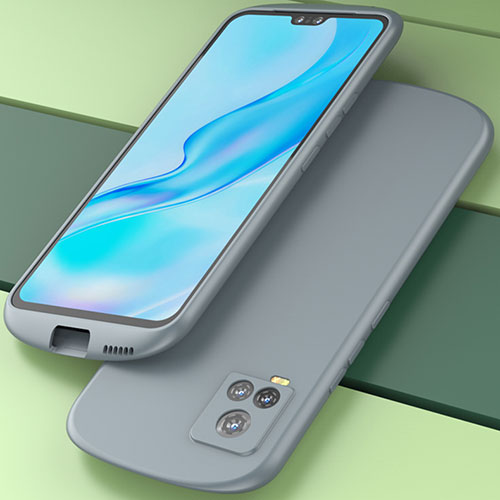 Ultra-thin Silicone Gel Soft Case 360 Degrees Cover S01 for Vivo V20 Pro 5G Gray