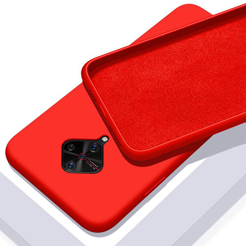 Ultra-thin Silicone Gel Soft Case 360 Degrees Cover S01 for Vivo X50 Lite Red