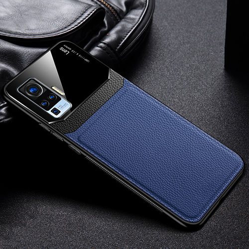 Ultra-thin Silicone Gel Soft Case 360 Degrees Cover S01 for Vivo X51 5G Blue