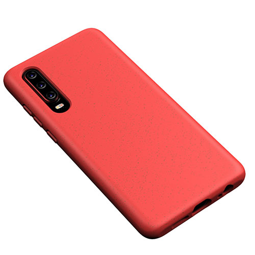 Ultra-thin Silicone Gel Soft Case 360 Degrees Cover S02 for Huawei P30 Red