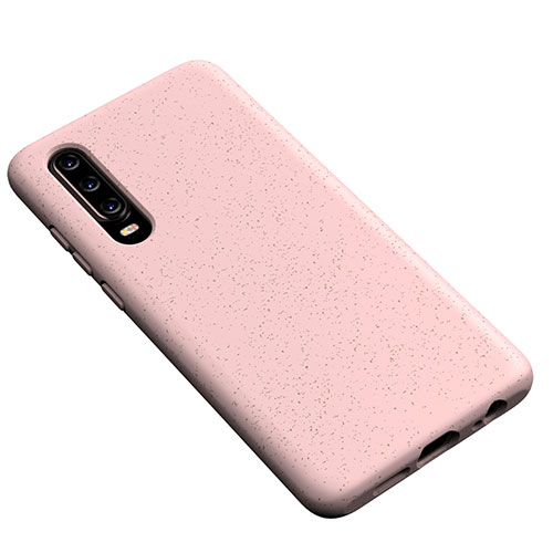 Ultra-thin Silicone Gel Soft Case 360 Degrees Cover S02 for Huawei P30 Rose Gold