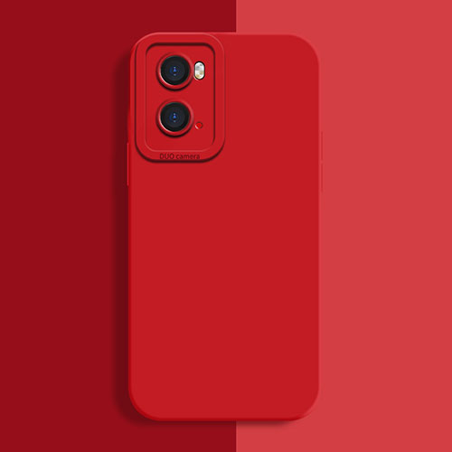 Ultra-thin Silicone Gel Soft Case 360 Degrees Cover S02 for Oppo A76 Red