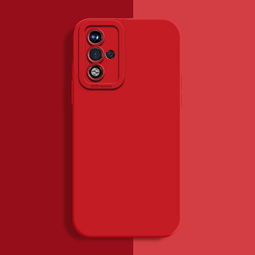 Ultra-thin Silicone Gel Soft Case 360 Degrees Cover S02 for Oppo A93s 5G Red