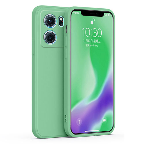 Ultra-thin Silicone Gel Soft Case 360 Degrees Cover S02 for Oppo K10 5G Green