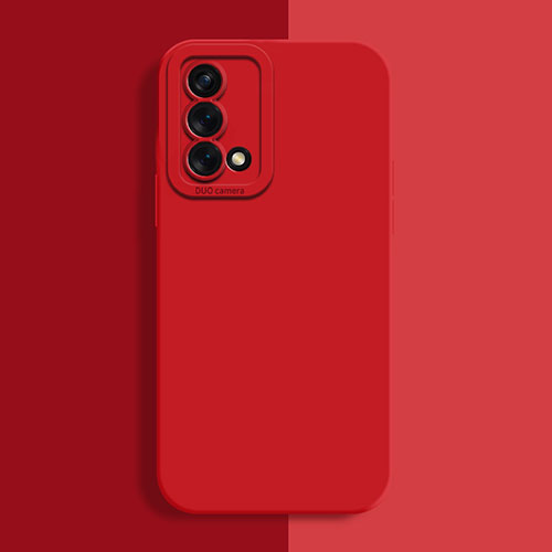 Ultra-thin Silicone Gel Soft Case 360 Degrees Cover S02 for Oppo K9 5G Red