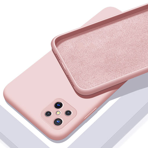 Ultra-thin Silicone Gel Soft Case 360 Degrees Cover S02 for Oppo Reno4 Z 5G Pink