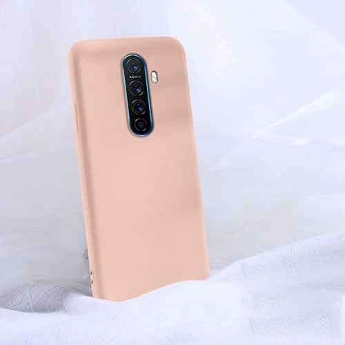 Ultra-thin Silicone Gel Soft Case 360 Degrees Cover S02 for Realme X2 Pro Pink