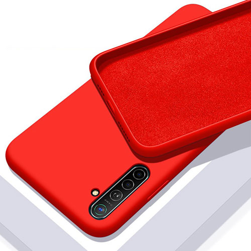 Ultra-thin Silicone Gel Soft Case 360 Degrees Cover S02 for Realme XT Red