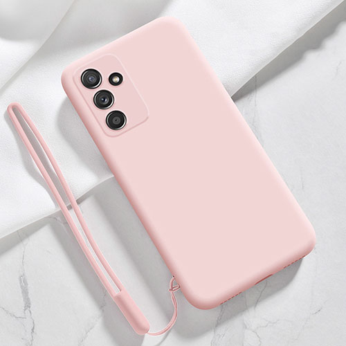 Ultra-thin Silicone Gel Soft Case 360 Degrees Cover S02 for Samsung Galaxy A04s Pink