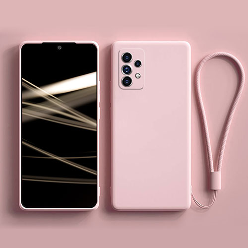 Ultra-thin Silicone Gel Soft Case 360 Degrees Cover S02 for Samsung Galaxy A13 4G Pink