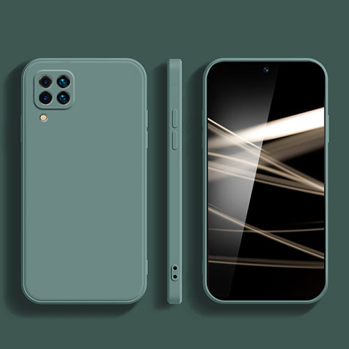 Ultra-thin Silicone Gel Soft Case 360 Degrees Cover S02 for Samsung Galaxy M53 5G Midnight Green