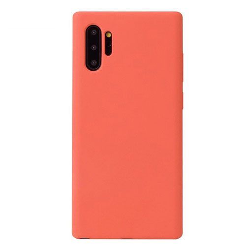 Ultra-thin Silicone Gel Soft Case 360 Degrees Cover S02 for Samsung Galaxy Note 10 Plus Orange