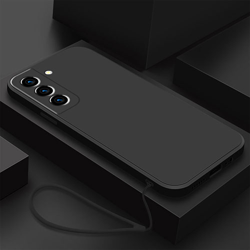 Ultra-thin Silicone Gel Soft Case 360 Degrees Cover S02 for Samsung Galaxy S23 Plus 5G Black