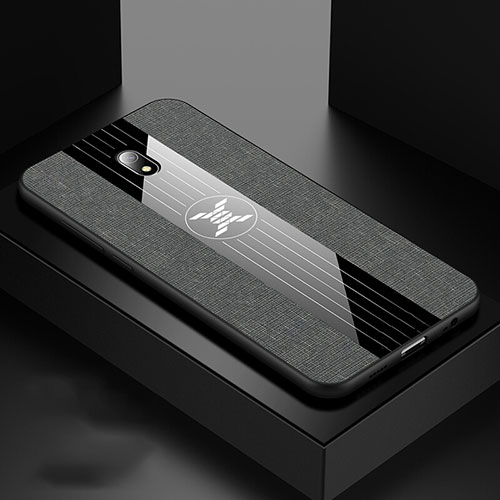 Ultra-thin Silicone Gel Soft Case 360 Degrees Cover S02 for Xiaomi Redmi 8A Gray