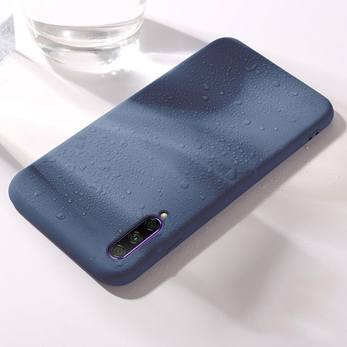 Ultra-thin Silicone Gel Soft Case 360 Degrees Cover S03 for Huawei Honor 9X Pro Blue