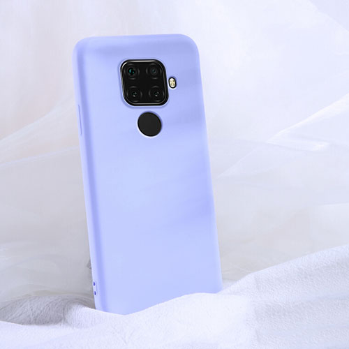 Ultra-thin Silicone Gel Soft Case 360 Degrees Cover S03 for Huawei Mate 30 Lite Purple