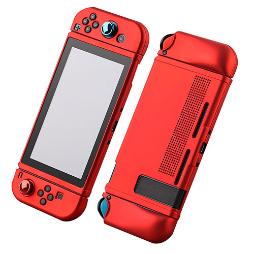 Ultra-thin Silicone Gel Soft Case 360 Degrees Cover S03 for Nintendo Switch Red