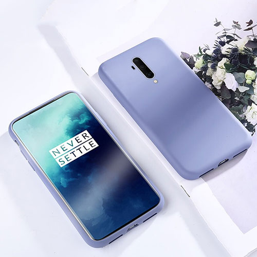 Ultra-thin Silicone Gel Soft Case 360 Degrees Cover S03 for OnePlus 7T Pro 5G Sky Blue