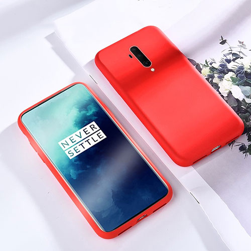 Ultra-thin Silicone Gel Soft Case 360 Degrees Cover S03 for OnePlus 7T Pro Red