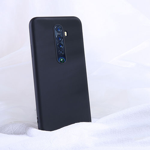 Ultra-thin Silicone Gel Soft Case 360 Degrees Cover S03 for Oppo Reno2 Black