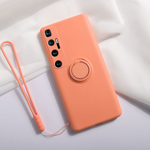 Ultra-thin Silicone Gel Soft Case 360 Degrees Cover S03 for Xiaomi Mi 10 Ultra Orange