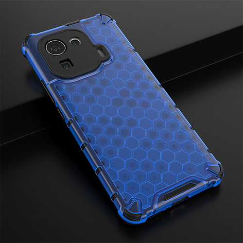 Ultra-thin Silicone Gel Soft Case 360 Degrees Cover S03 for Xiaomi Mi 11 Pro 5G Blue