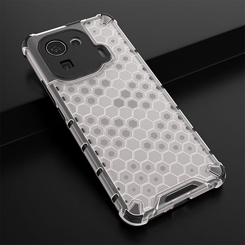 Ultra-thin Silicone Gel Soft Case 360 Degrees Cover S03 for Xiaomi Mi 11 Pro 5G White