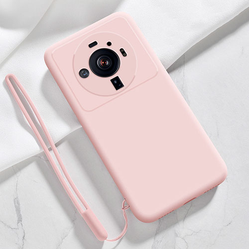 Ultra-thin Silicone Gel Soft Case 360 Degrees Cover S03 for Xiaomi Mi 12S Ultra 5G Pink