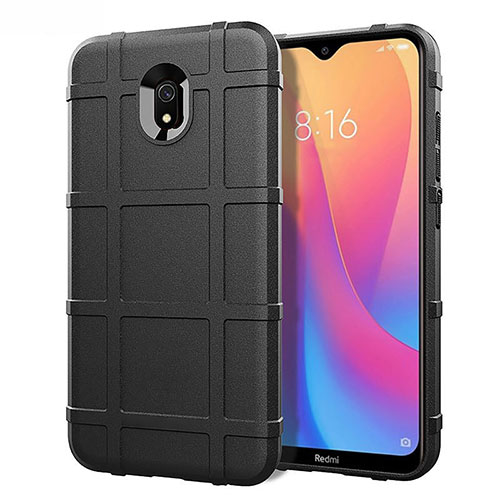 Ultra-thin Silicone Gel Soft Case 360 Degrees Cover S03 for Xiaomi Redmi 8A Black