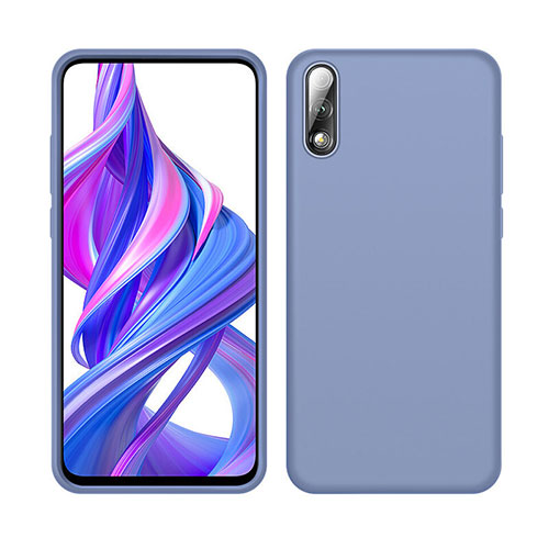 Ultra-thin Silicone Gel Soft Case 360 Degrees Cover S04 for Huawei P Smart Z (2019) Gray