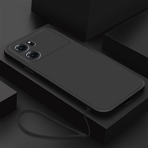 Ultra-thin Silicone Gel Soft Case 360 Degrees Cover S04 for Oppo K10 5G Black