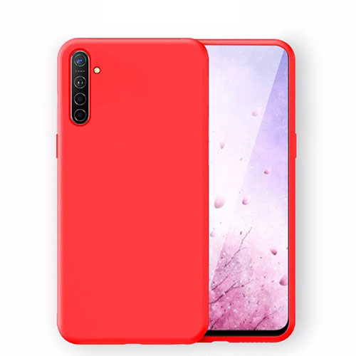 Ultra-thin Silicone Gel Soft Case 360 Degrees Cover S04 for Realme XT Red