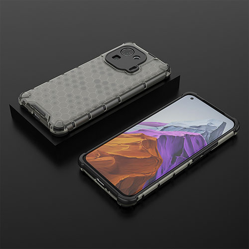 Ultra-thin Silicone Gel Soft Case 360 Degrees Cover S04 for Xiaomi Mi 11 Pro 5G Black