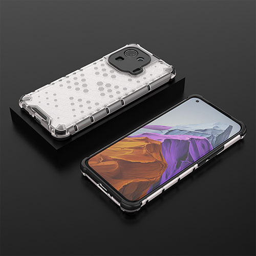 Ultra-thin Silicone Gel Soft Case 360 Degrees Cover S04 for Xiaomi Mi 11 Pro 5G White