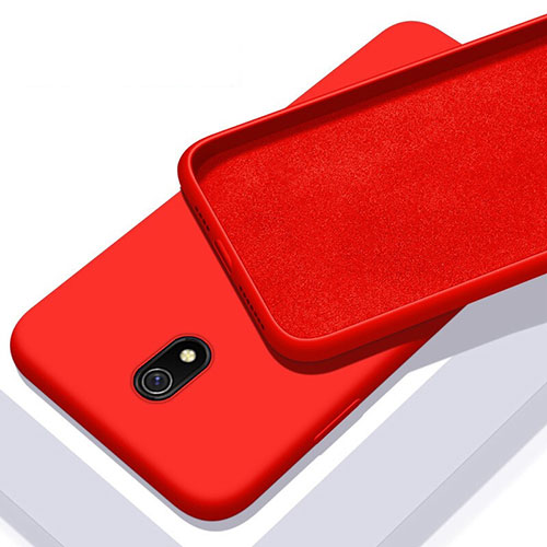 Ultra-thin Silicone Gel Soft Case 360 Degrees Cover S04 for Xiaomi Redmi 8A Red