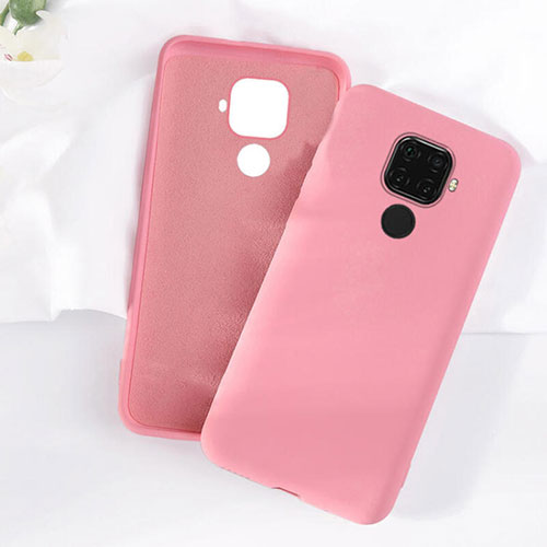 Ultra-thin Silicone Gel Soft Case 360 Degrees Cover S05 for Huawei Nova 5i Pro Pink