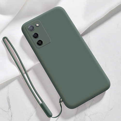 Ultra-thin Silicone Gel Soft Case 360 Degrees Cover S05 for Oppo A55 5G Midnight Green