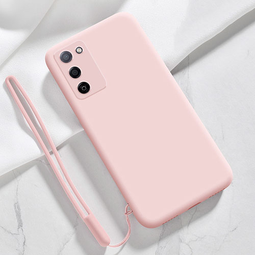 Ultra-thin Silicone Gel Soft Case 360 Degrees Cover S05 for Oppo A55 5G Pink