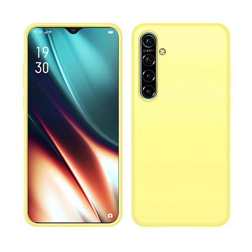 Ultra-thin Silicone Gel Soft Case 360 Degrees Cover S05 for Realme XT Yellow