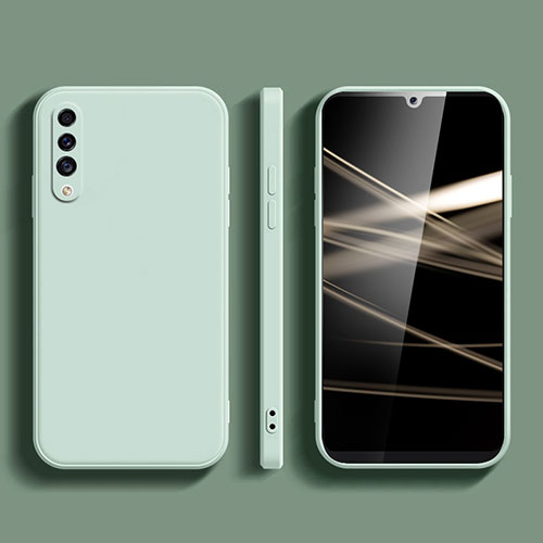 Ultra-thin Silicone Gel Soft Case 360 Degrees Cover S05 for Samsung Galaxy A90 5G Matcha Green