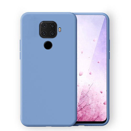 Ultra-thin Silicone Gel Soft Case 360 Degrees Cover S06 for Huawei Nova 5i Pro Blue