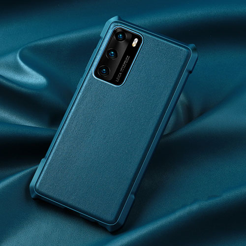 Ultra-thin Silicone Gel Soft Case 360 Degrees Cover S06 for Huawei P40 Blue