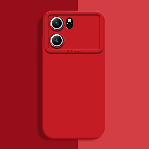 Ultra-thin Silicone Gel Soft Case 360 Degrees Cover S06 for Oppo K10 5G Red