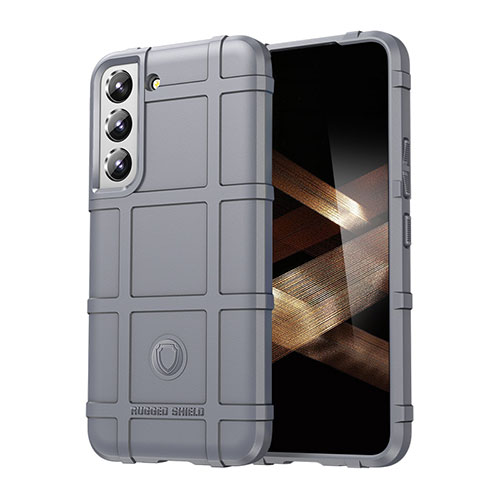 Ultra-thin Silicone Gel Soft Case 360 Degrees Cover S06 for Samsung Galaxy S24 Plus 5G Gray