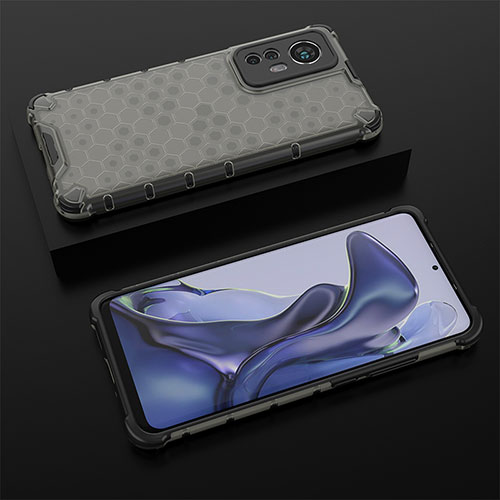 Ultra-thin Silicone Gel Soft Case 360 Degrees Cover S06 for Xiaomi Mi 12 5G Gray