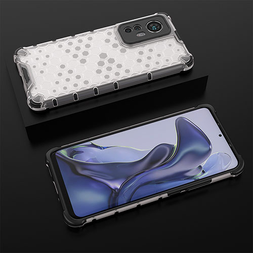 Ultra-thin Silicone Gel Soft Case 360 Degrees Cover S06 for Xiaomi Mi 12S Pro 5G White