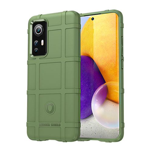 Ultra-thin Silicone Gel Soft Case 360 Degrees Cover S08 for Xiaomi Mi 12 Pro 5G Green