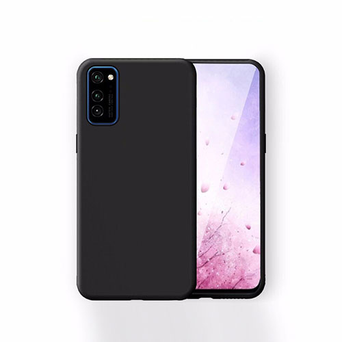 Ultra-thin Silicone Gel Soft Case 360 Degrees Cover T01 for Huawei Honor V30 Pro 5G Black