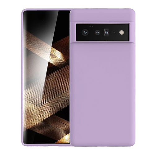 Ultra-thin Silicone Gel Soft Case 360 Degrees Cover YK1 for Google Pixel 6 Pro 5G Clove Purple